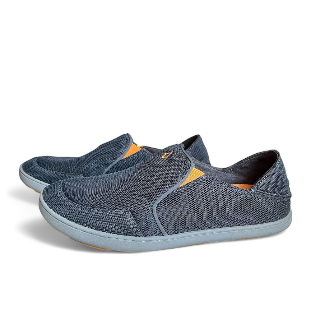 Olukai Nohea Mesh Loafer Shoes Sneakers Comfort Slip On Dark Shadow Mens US 9.5